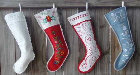 Lovely Christmas Stockings Made in Hungary
