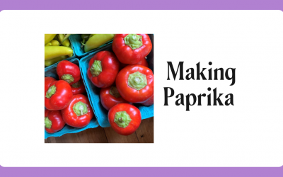 Making Homemade Paprika