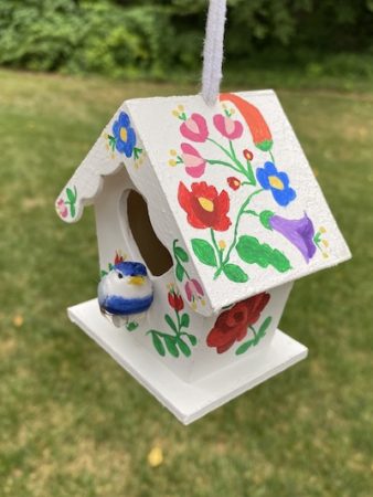 Hungarian Folk Art Birdhouse