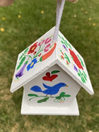 Hungarian Folk Art Birdhouse