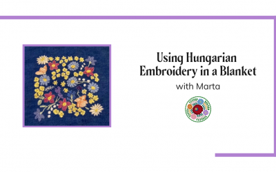 Using Hungarian Embroidery in a Blanket