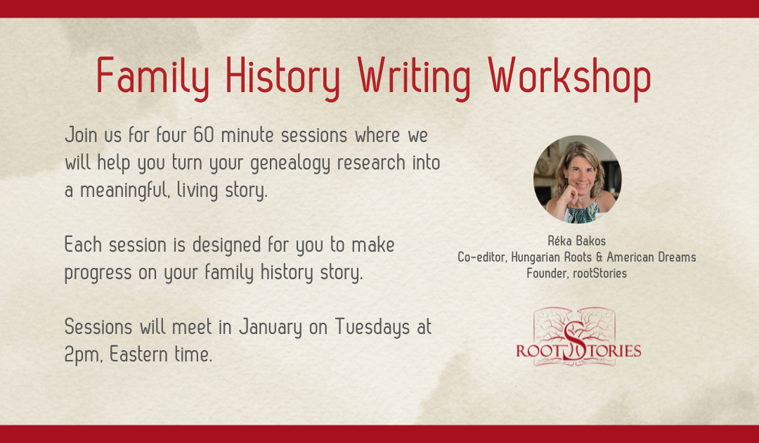 Family History Writing Workshop