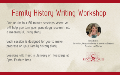 Family History Writing Workshop